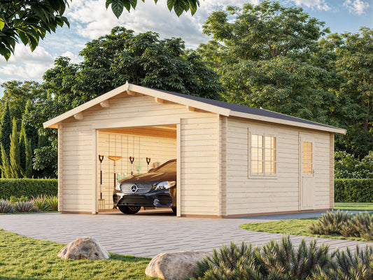 Timber Garage Irene/Roger 23.9 m² kit
