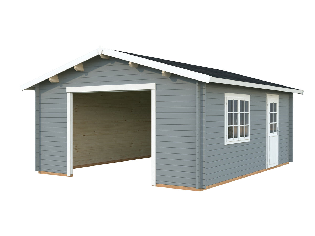 Timber Garage Irene/Roger 23.9 m² kit