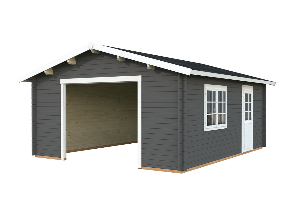 Timber Garage Irene/Roger 23.9 m² kit