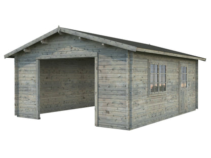 Timber Garage Irene/Roger 23.9 m² kit