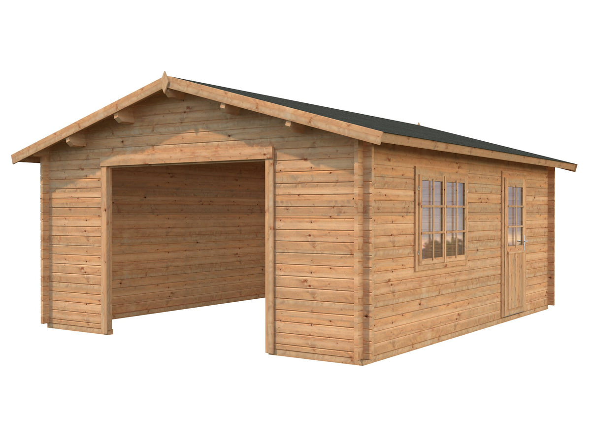 Timber Garage Irene/Roger 23.9 m² kit