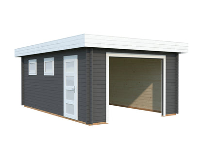 Timber Garage Rasmus 19.0 m² kit