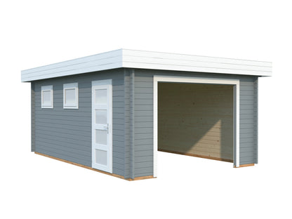 Timber Garage Rasmus 19.0 m² kit