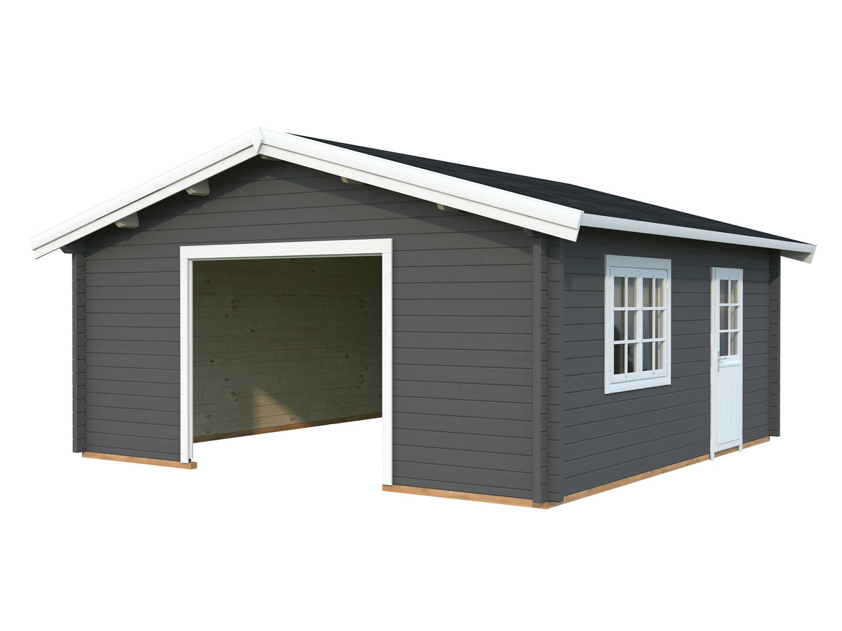 Timber Garage Roger 27.7 m² kit