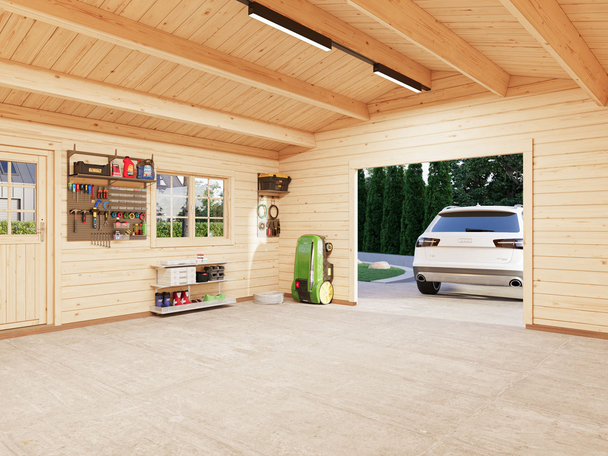 Timber Garage Roger 27.7 m² kit