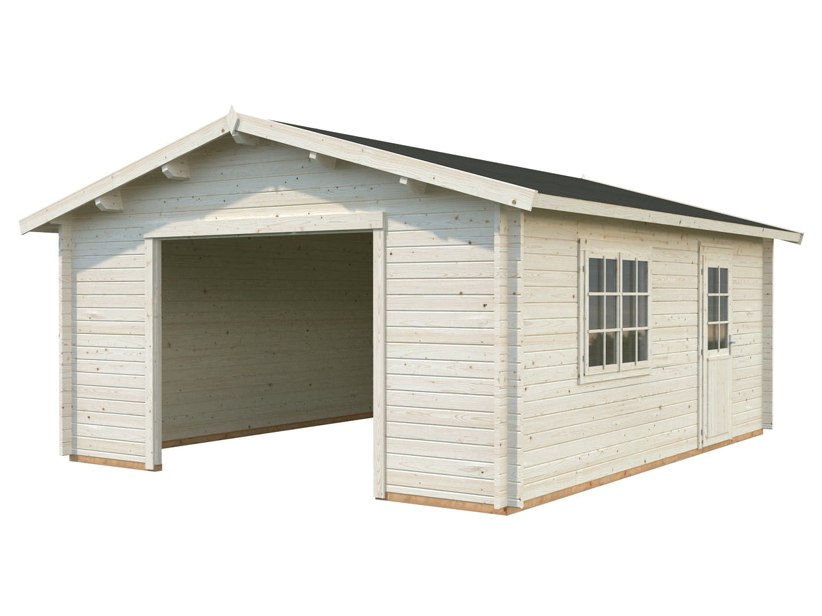 Timber Garage Roger 27.7 m² kit
