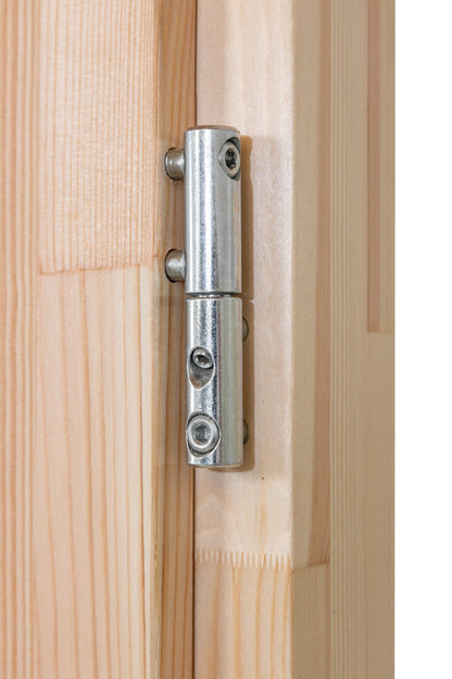 Timber Garage Roger 27.7 m² with wooden gate