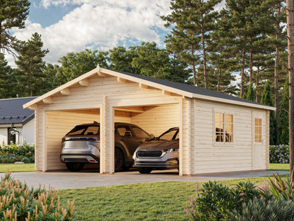 Timber Garage Roger 28.4 m² kit