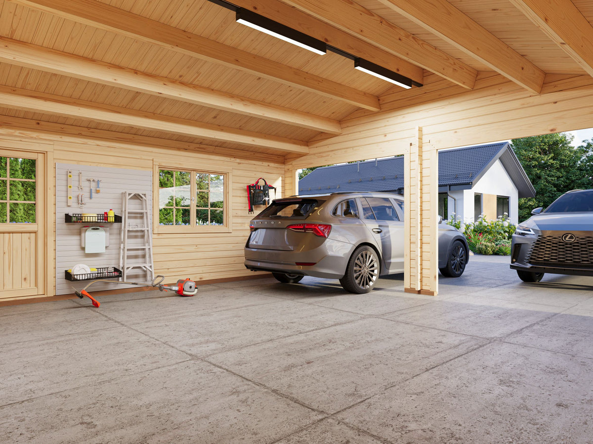 Timber Garage Roger 28.4 m² kit