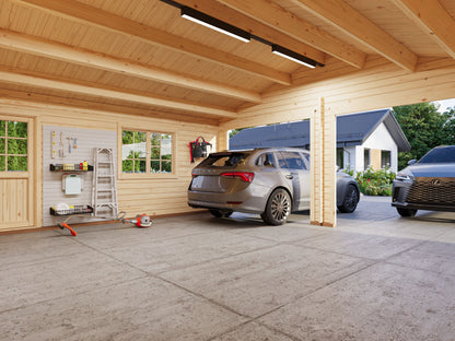 Timber Garage Roger 28.4 m² kit