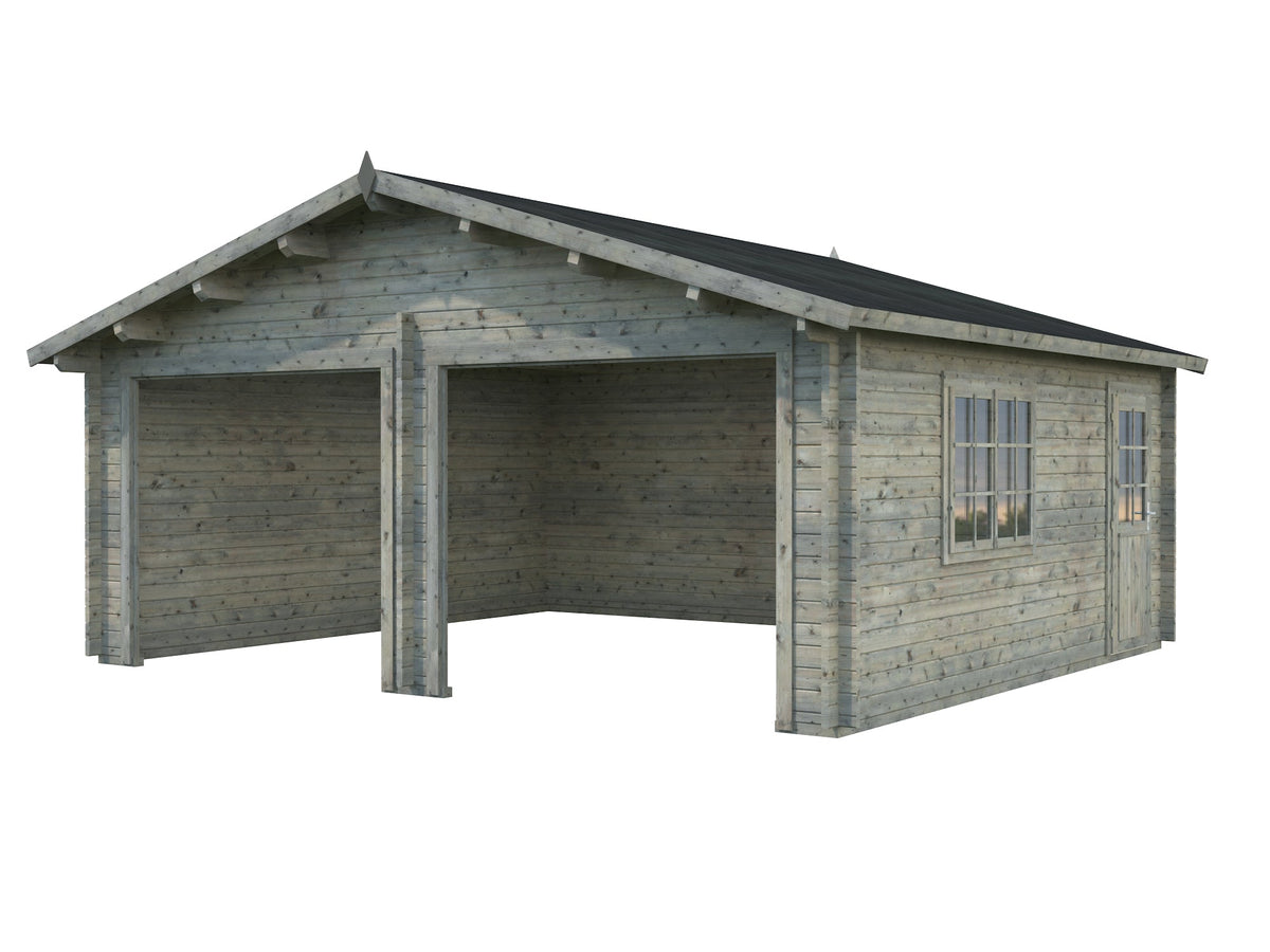 Timber Garage Roger 28.4 m² kit