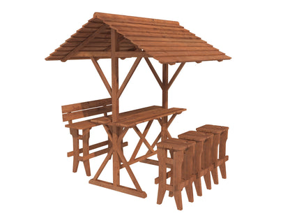 Timber Table and Bench Kit Leo