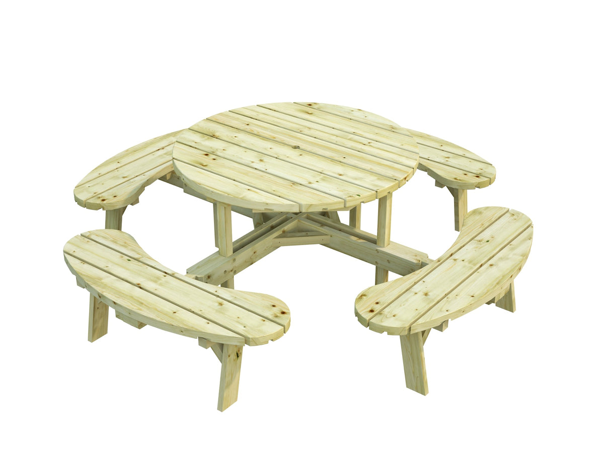 Timber Table and Bench Kit Oscar