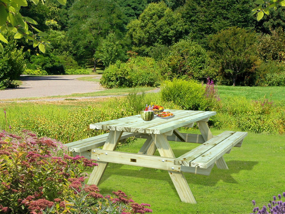 Timber Table and Bench Kit Ruby 18