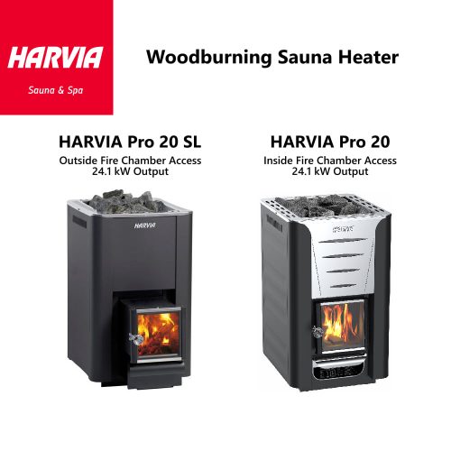 Nordic Spa - Wood burning Sauna Heater HARVIA Pro20-Pro20SL